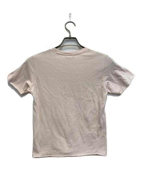 AURALEE（オーラリー）AURALEE (オーラリー) コットン ジャージー Tシャツ ピンク サイズ:1の古着・服飾アイテム
