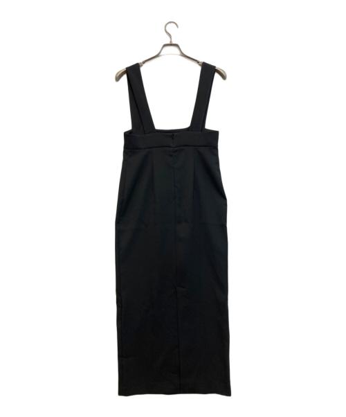Noble（ノーブル）Noble (ノーブル) 26SS ラフィネダブルクロスソフトスクエアワンピース ブラック サイズ:38の古着・服飾アイテム