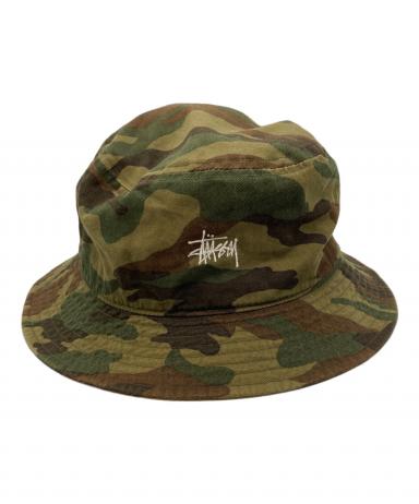 中古・古着通販】stussy (ステューシー) カモ柄バケットハット