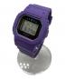 CASIO (カシオ) ITZY (イッチ) G-SHOCK ミッドサイズ ITZY コラボレーションモデル パープル×ブラック：6000円