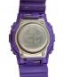 中古・古着 CASIO (カシオ) ITZY (イッチ) G-SHOCK ミッドサイズ ITZY コラボレーションモデル パープル×ブラック：6000円