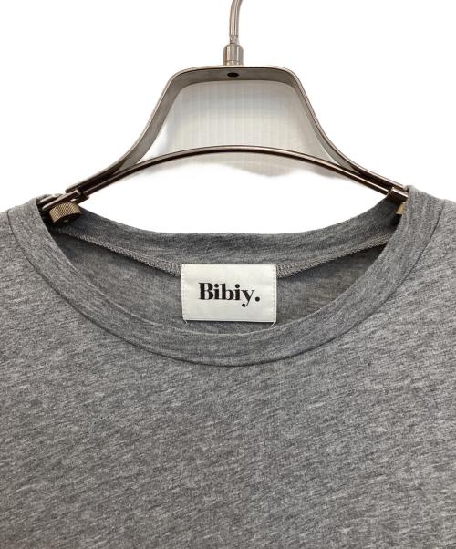 Bibiy.（ビビィ）Bibiy. (ビビィ) CLEMENTINE DRESS / ドッキングワンピース グレー×ブラック サイズ:記載なし。実寸参照の古着・服飾アイテム