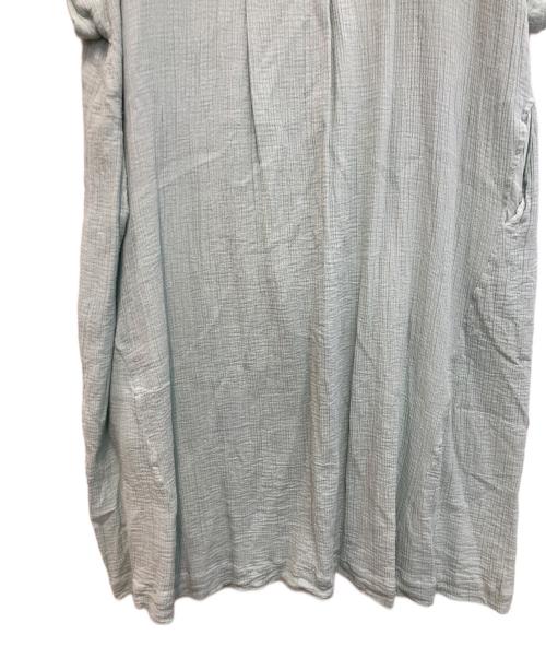 ne quittez pas（ヌキテパ）ne quittez pas (ヌキテパ) 24AW Double Gauze Big Shirts Dress ワンピース ブルー サイズ:記載なし。実寸参照の古着・服飾アイテム