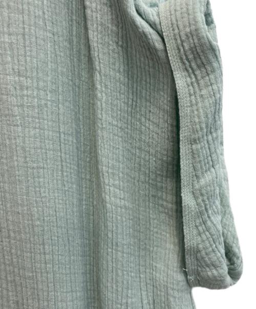 ne quittez pas（ヌキテパ）ne quittez pas (ヌキテパ) 24AW Double Gauze Big Shirts Dress ワンピース ブルー サイズ:記載なし。実寸参照の古着・服飾アイテム