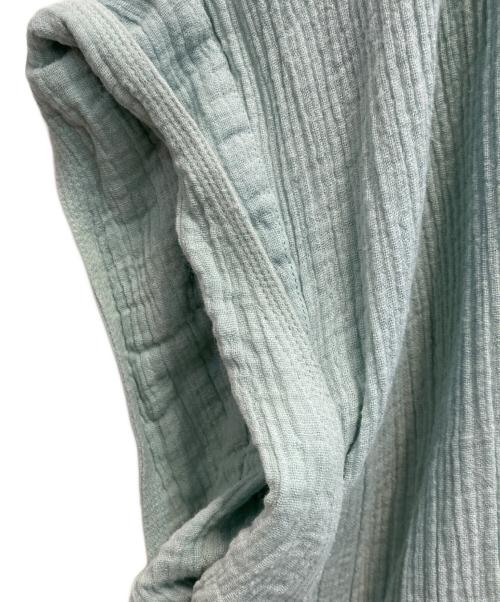 ne quittez pas（ヌキテパ）ne quittez pas (ヌキテパ) 24AW Double Gauze Big Shirts Dress ワンピース ブルー サイズ:記載なし。実寸参照の古着・服飾アイテム