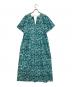 mala KALANCHOE (マーラ カランコエ) Poplin Stripe Block Print Short Sleeve Dress ブルー×ホワイト サイズ:記載なし。実寸参照：10000円