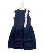 Bibiy.ビビィ）の古着「CAMERON RIBBON DRESS」｜ネイビー
