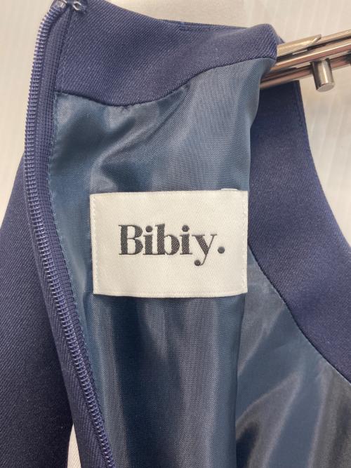 Bibiy.（ビビィ）Bibiy. (ビビィ) CAMERON RIBBON DRESS ネイビー サイズ:FREEの古着・服飾アイテム
