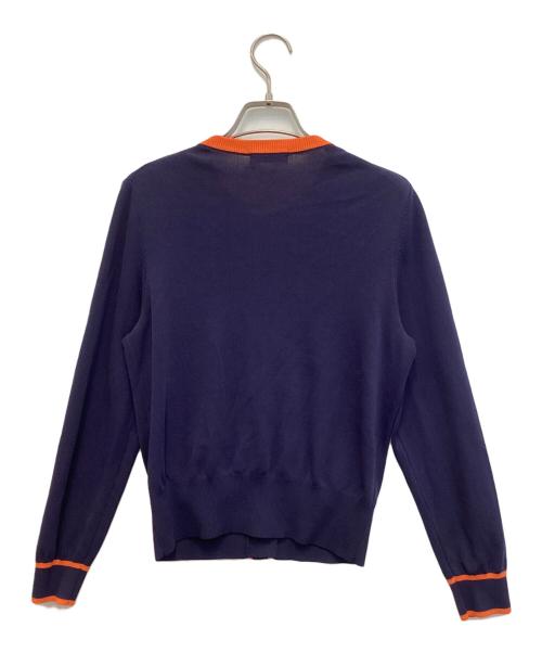 allureville（アルアバイル）allureville (アルアバイル) ハイショクポケットクルーカーディガン ネイビー サイズ:2の古着・服飾アイテム