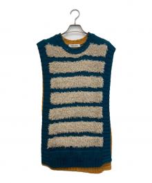 Henrik Vibskov（ヘンリック ヴィブスコフ）の古着「23AW Fringe Knit Vest（フリンジニットベスト）」｜マルチカラー