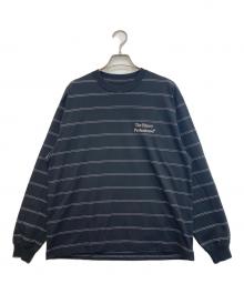 The Ennnoy Professional（ザ エンノイ プロフェッショナル）の古着「26SS PANEL BORDER L/S T-SHIRT /ボーダーカットソー」｜ブラック×ホワイト
