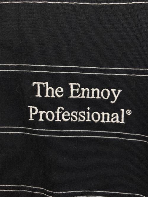 The Ennnoy Professional（ザ エンノイ プロフェッショナル）The Ennnoy Professional (ザ エンノイ プロフェッショナル) 26SS PANEL BORDER L/S T-SHIRT /ボーダーカットソー ブラック×ホワイト サイズ:Sの古着・服飾アイテム
