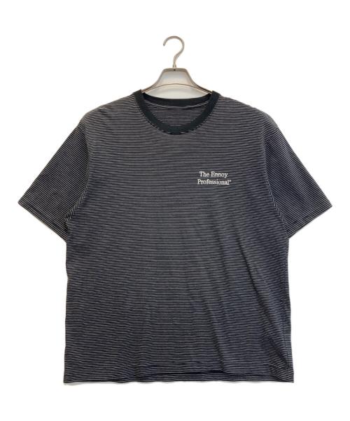 The Ennnoy Professional（ザ エンノイ プロフェッショナル）The Ennnoy Professional (ザ エンノイ プロフェッショナル) 22SS S/S Border Tee /ボーダーTシャツ ブラック×ホワイト サイズ:Mの古着・服飾アイテム