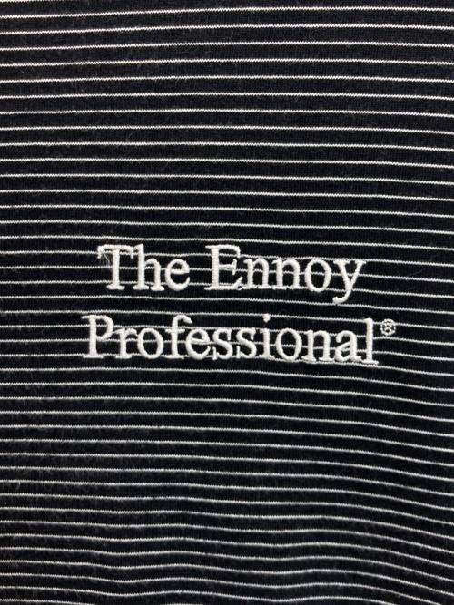 The Ennnoy Professional（ザ エンノイ プロフェッショナル）The Ennnoy Professional (ザ エンノイ プロフェッショナル) 22SS S/S Border Tee /ボーダーTシャツ ブラック×ホワイト サイズ:Mの古着・服飾アイテム
