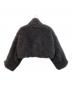 THINGS THAT MATTER (シングスザットマター) CRIMPED FUR CROPPED BLOUSON/ボアジャケット グレー サイズ:FREE：8000円