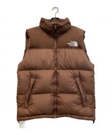 THE NORTH FACE（ザ ノース フェイス）の古着「ヌプシベスト メンズ / Nuptse Vest」｜ダークオーク（ブラウン）
