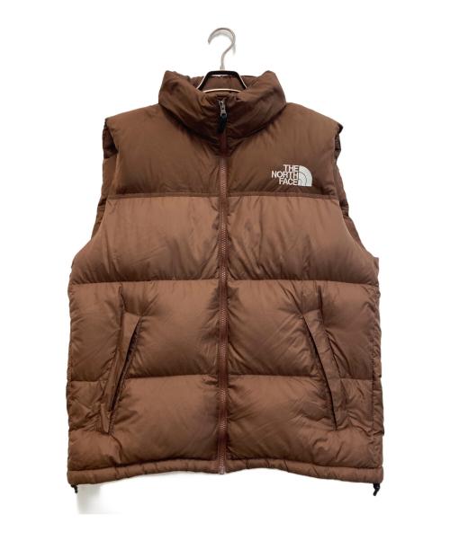 THE NORTH FACE（ザ ノース フェイス）THE NORTH FACE (ザ ノース フェイス) ヌプシベスト メンズ / Nuptse Vest ダークオーク（ブラウン） サイズ:XLの古着・服飾アイテム