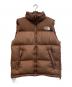 THE NORTH FACE（ザ ノース フェイス）の古着「ヌプシベスト メンズ / Nuptse Vest」｜ダークオーク（ブラウン）