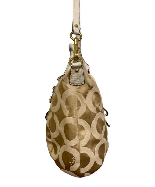 COACH（コーチ）COACH (コーチ) 2WAYシグネチャーバッグ ベージュの古着・服飾アイテム