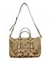 COACH (コーチ) 2WAYシグネチャーバッグ ベージュ：5000円