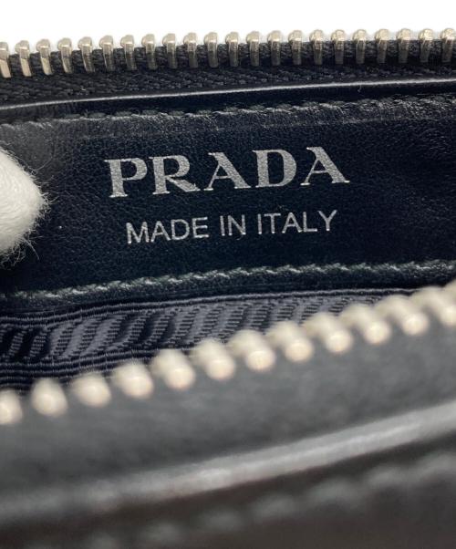 PRADA（プラダ）PRADA (プラダ) インプントゥーレソフトカーフウエストバッグ ブラックの古着・服飾アイテム