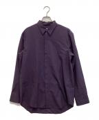 ）の古着「CLASSIC WOOL SHIRT /クラシックウールシャツ」｜パープル
