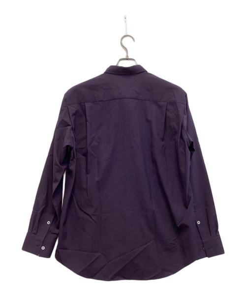 OVERCOAT（オーバーコート）OVERCOAT (オーバーコート) CLASSIC WOOL SHIRT /クラシックウールシャツ パープル サイズ:1の古着・服飾アイテム
