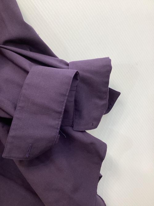 OVERCOAT（オーバーコート）OVERCOAT (オーバーコート) CLASSIC WOOL SHIRT /クラシックウールシャツ パープル サイズ:1の古着・服飾アイテム