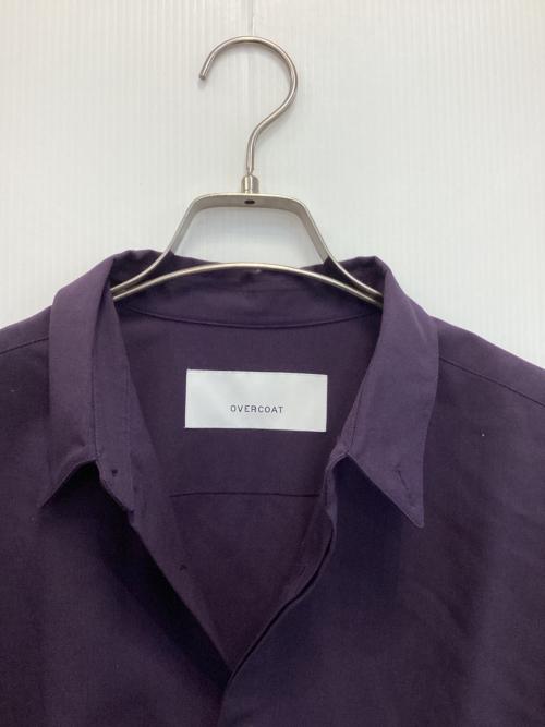 OVERCOAT（オーバーコート）OVERCOAT (オーバーコート) CLASSIC WOOL SHIRT /クラシックウールシャツ パープル サイズ:1の古着・服飾アイテム