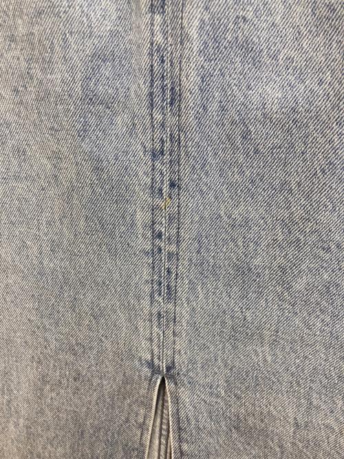 CLANE（クラネ）CLANE (クラネ) サークルカット レイヤード デニムスカート アイスブルーの古着・服飾アイテム