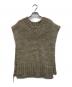 Maison Margiela（メゾンマルジェラ）の古着「24SS ボタニカルダイ ニット タバード ベスト」｜ベージュ