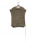 Maison Margiela (メゾンマルジェラ) 24SS ボタニカルダイ ニット タバード ベスト ベージュ サイズ:S：25000円