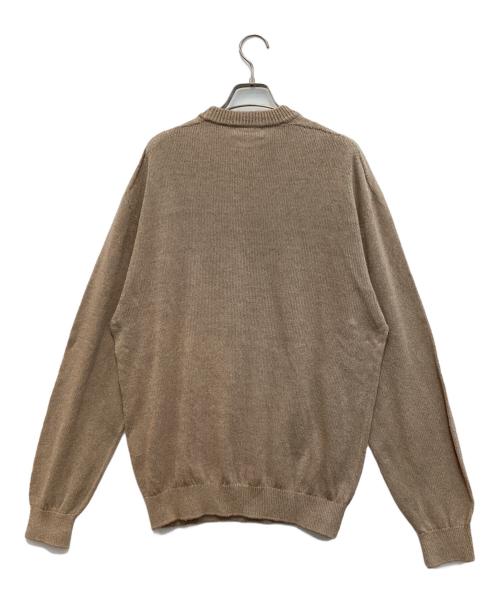 alvana（アルヴァナ）alvana (アルヴァナ) WASHI CREWNECK /和紙クルーネックニット ベージュ サイズ:3の古着・服飾アイテム