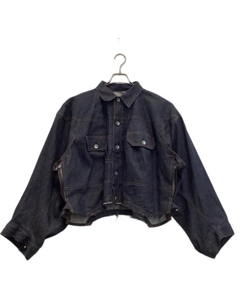 sacai（サカイ）sacai (サカイ) 24SS Denim Blouson/デニムブルゾン インディゴ サイズ:3の古着・服飾アイテム