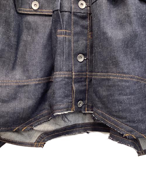 sacai（サカイ）sacai (サカイ) 24SS Denim Blouson/デニムブルゾン インディゴ サイズ:3の古着・服飾アイテム