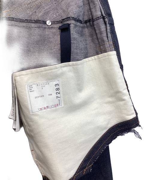 sacai（サカイ）sacai (サカイ) 24SS Denim Blouson/デニムブルゾン インディゴ サイズ:3の古着・服飾アイテム