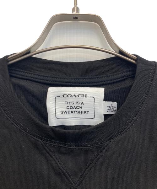 COACH（コーチ）COACH (コーチ) ホースアンドキャリッジスウェット ブラック サイズ:Sの古着・服飾アイテム