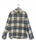 Patagonia（パタゴニア）の古着「Fjord Flannel Shirt/フィヨルドフランネルシャツ」｜アイボリー×ブルー