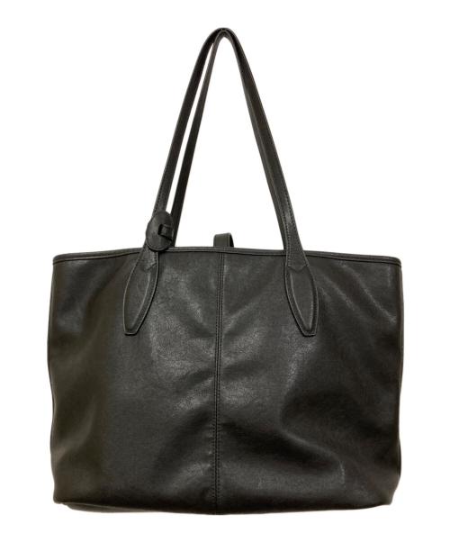 truuzen（トゥルーゼン）truuzen (トゥルーゼン) レザートートバッグ ブラックの古着・服飾アイテム