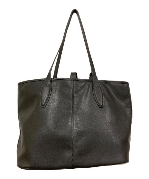 truuzen（トゥルーゼン）truuzen (トゥルーゼン) レザートートバッグ ブラックの古着・服飾アイテム