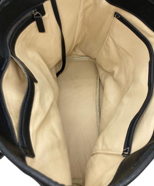 truuzen（トゥルーゼン）truuzen (トゥルーゼン) レザートートバッグ ブラックの古着・服飾アイテム