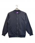 THE NORTHFACE PURPLELABELザ・ノースフェイス パープルレーベル）の古着「10ozマウンテンスナップカーディガン」｜ネイビー