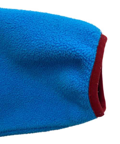 Patagonia（パタゴニア）Patagonia (パタゴニア) シンチラスナップT/フリースジャケット ターコイズブルー×エンジ サイズ:Sの古着・服飾アイテム