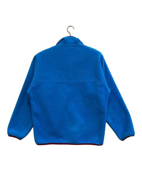 Patagonia（パタゴニア）Patagonia (パタゴニア) シンチラスナップT/フリースジャケット ターコイズブルー×エンジ サイズ:Sの古着・服飾アイテム