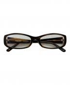 TOM FORDトムフォード）の古着「スクエアフレーム眼鏡」｜ブラウン