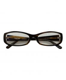 TOM FORD（トムフォード）の古着「スクエアフレーム眼鏡」｜ブラウン