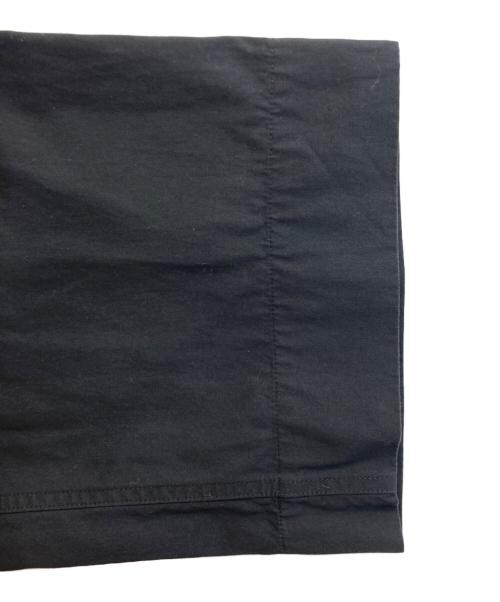 MHL（マーガレットハウエル）MHL (マーガレットハウエル) CRISP COTTON TWILL コットンワイドパンツ ブラックの古着・服飾アイテム
