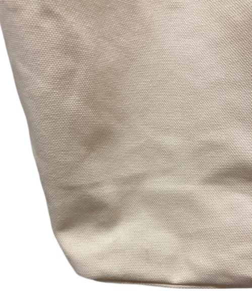 Le minor（ルミノア）Le minor (ルミノア) Spick and Span (スピック＆スパン) 別注キャンバス・レザーワンショルダートートバッグ アイボリーの古着・服飾アイテム