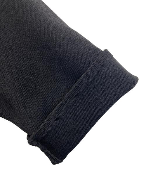 MM6 Maison Margiela（エムエムシックスメゾンマルジェラ）MM6 Maison Margiela (エムエムシックスメゾンマルジェラ) レーヨン・ナイロン フレアニットワンピース ブラック サイズ:Sの古着・服飾アイテム