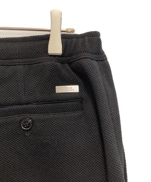 ARMANI EXCHANGE（アルマーニ エクスチェンジ）ARMANI EXCHANGE (アルマーニ エクスチェンジ) テーラードジャージパンツ ブラック サイズ:W32 未使用品の古着・服飾アイテム